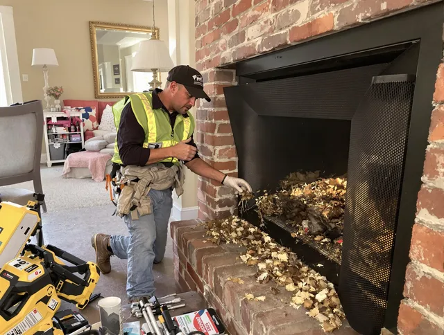 Safe screening installation by Grove City Chimney Sweep in Grove City, OH