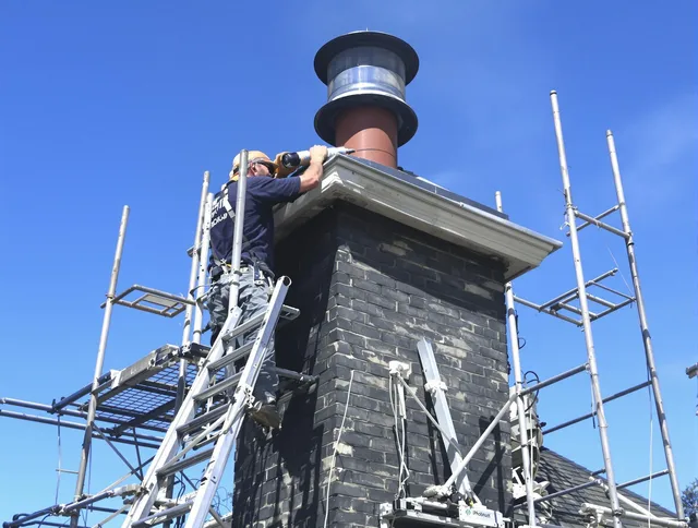 Sturdy chimney crown finished by Grove City Chimney Sweep in Grove City, OH