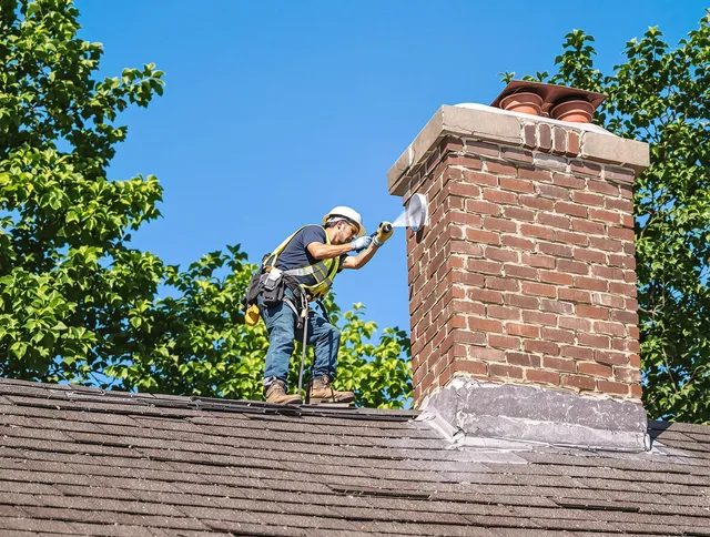 Grove City Chimney Sweep performing an inspection with advanced tools in Grove City, OH