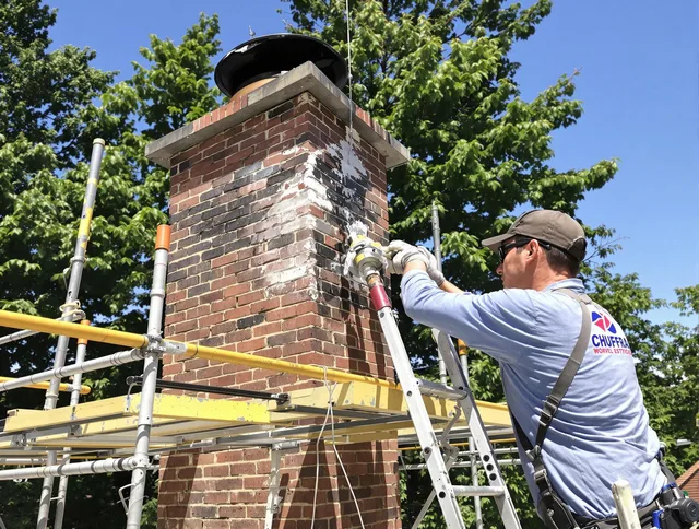 Structural chimney repair by Grove City Chimney Sweep in Grove City, OH