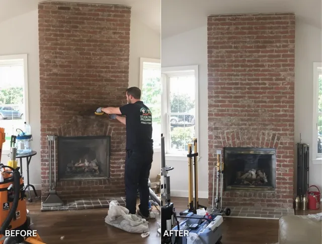 Finished chimney sweeping service by Grove City Chimney Sweep in Grove City, OH